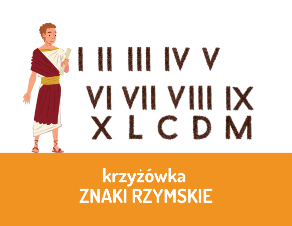 Znaki rzymskie. Krzyżówka