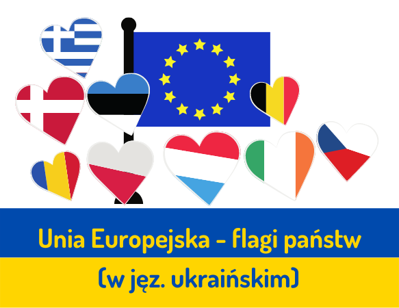 Flagi państw Unii Europejskiej - wersja ukraińska