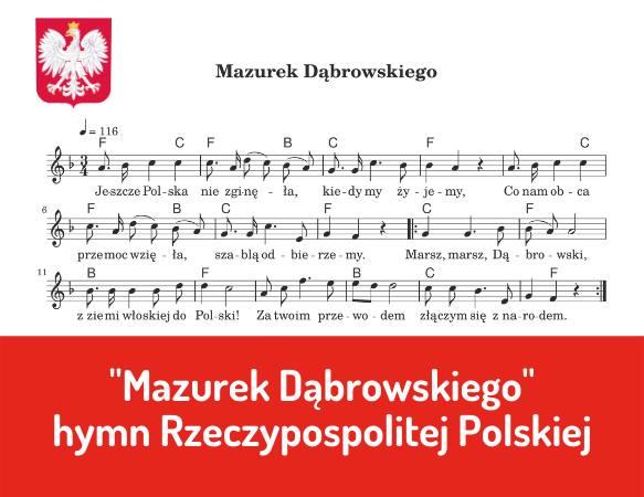 Mazurek Dąbrowskiego - plakat