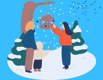 Pomagamy ptakom przetrwać zimę