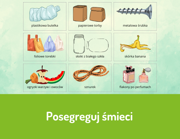 Posegreguj śmieci