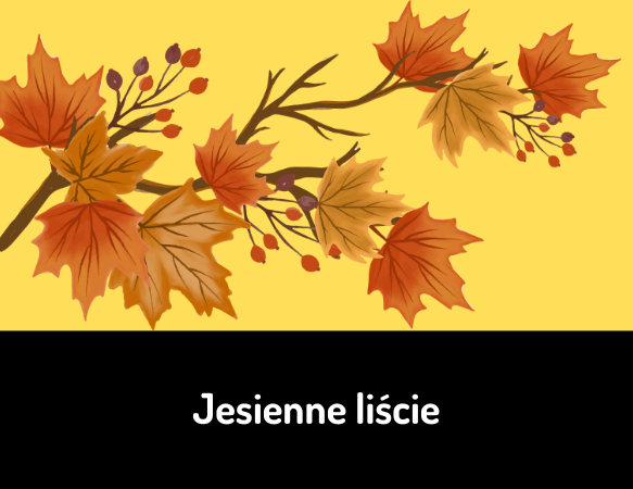 Jesienne liście