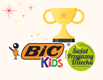Produkty BIC Kids z nagrodą w konkursie „Świat Przyjazny Dziecku”!