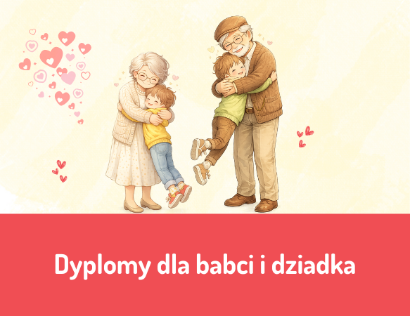 Dyplomy dla babci dziadka