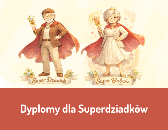 Dyplomy dla Superdziadków