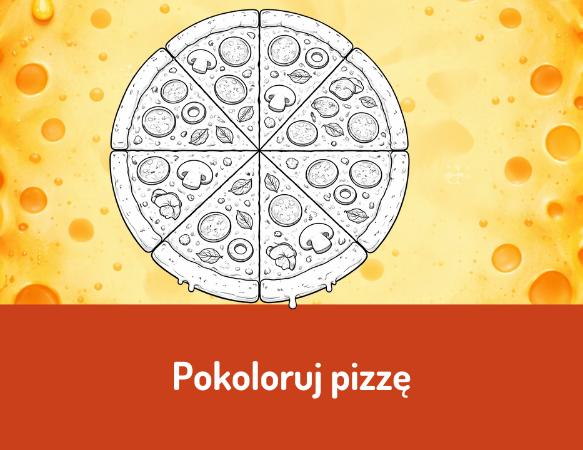 Pokoloruj pizzę