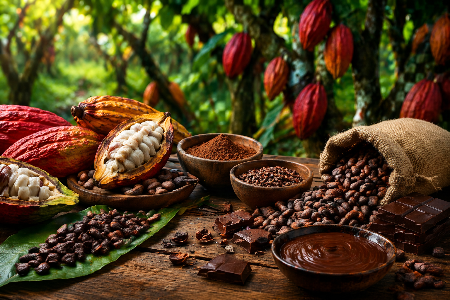 Skąd się bierze czekolada?