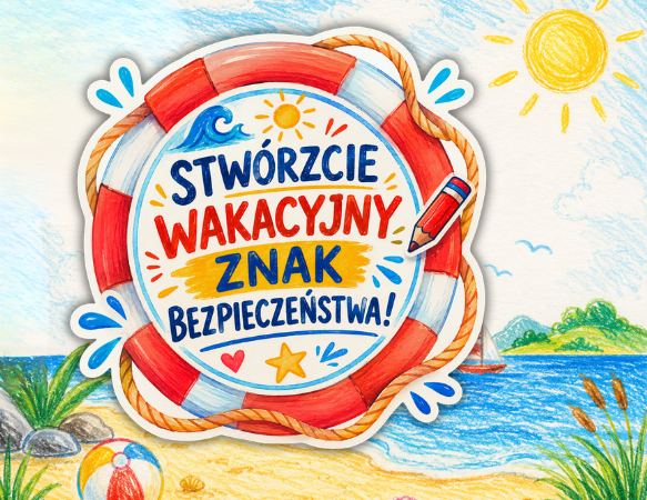 Wakacyjny znak bezpieczeństwa