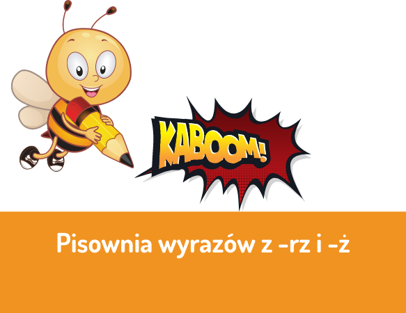 Ortografia  - pisownia wyrazów z rz – ż – gra kaboom