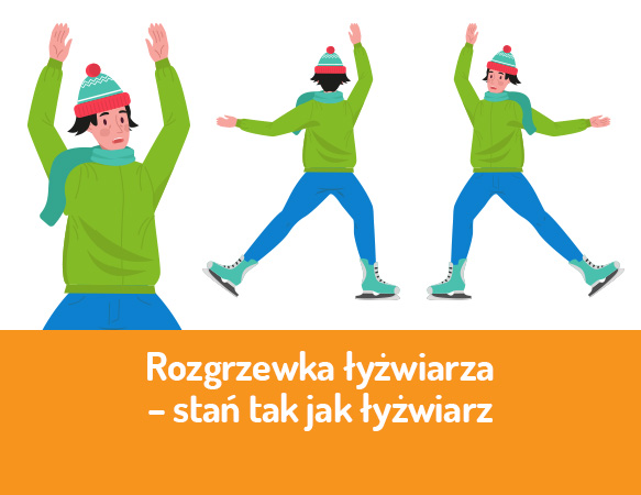 Rozgrzewka łyżwiarza – stań tak jak łyżwiarz
