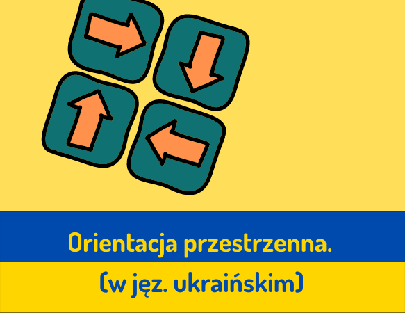 Położenie przedmiotów w przestrzeni. Dyktando rysunkowe - wersja ukraińska