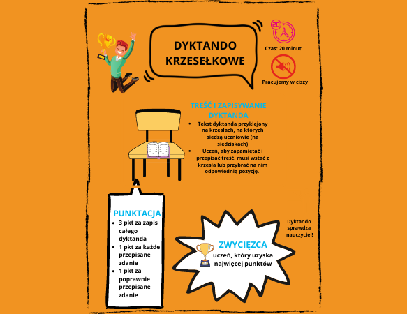 Dyktanda w biegu, czyli jak wykorzystać zajęcia ruchowe do nauki ortografii