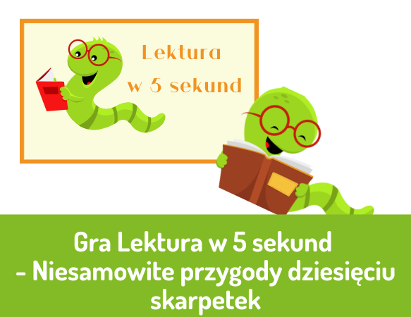 Gra Lektura w 5 sekund - Niesamowite przygody dziesięciu skarpetek