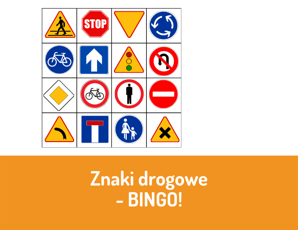 Znaki drogowe – BINGO!