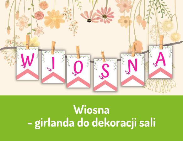 Girlanda - wiosna