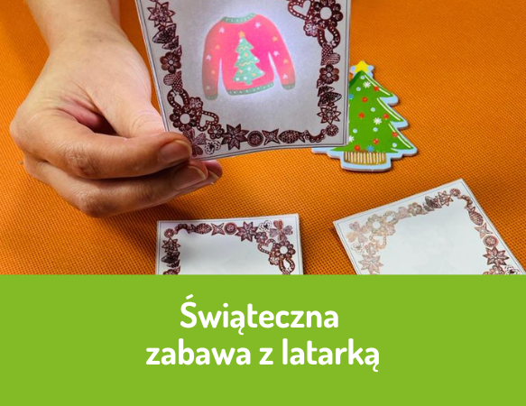 Świąteczna zabawa z latarką
