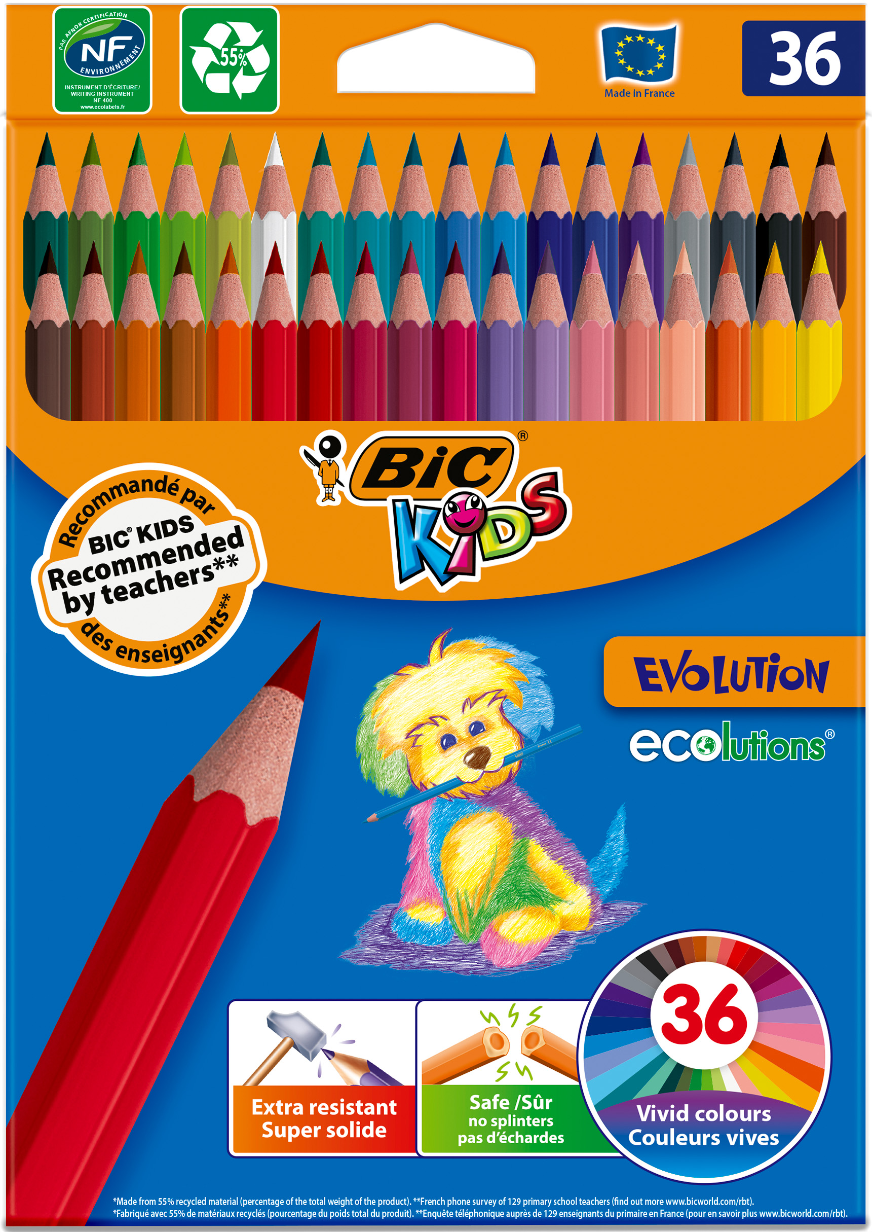 BIC® Kids Evolution Ecolutions® kredki ołówkowe